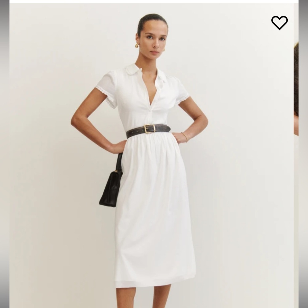 Reformation Ula Dress | White | Size 6